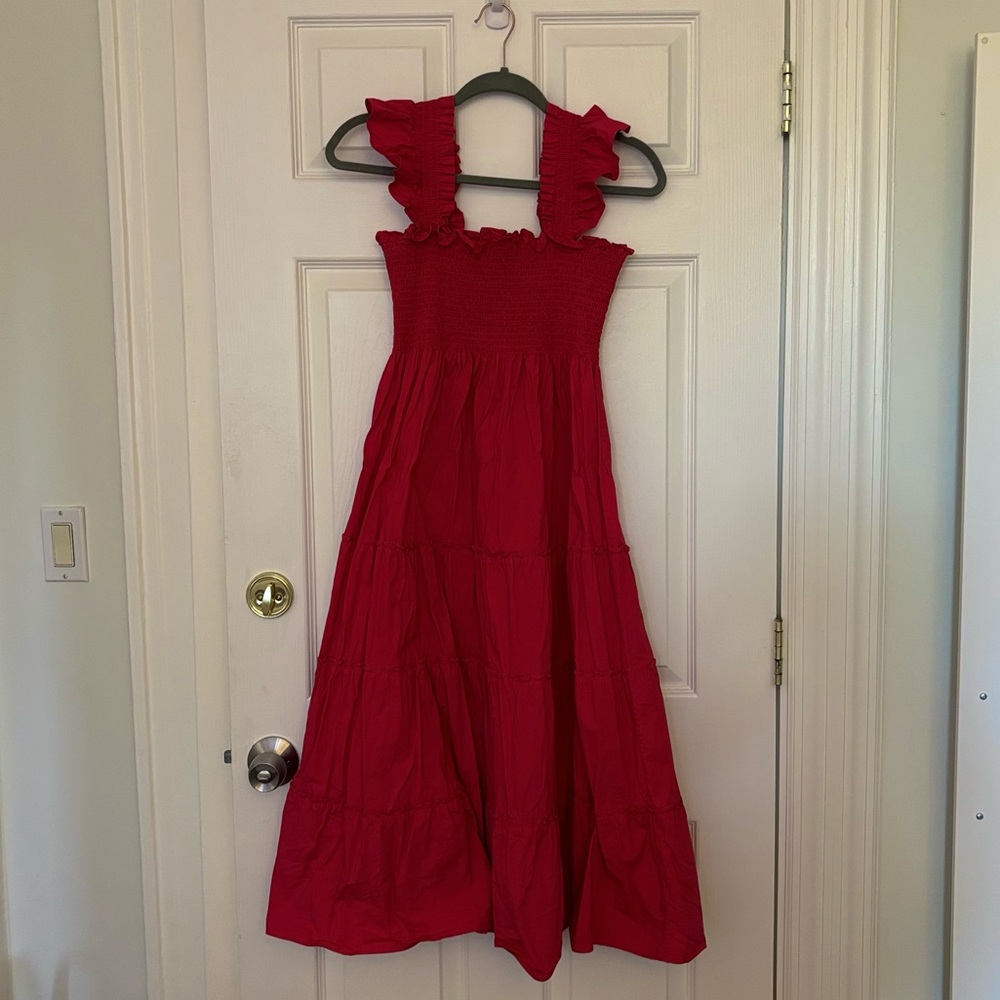 Hill House Vibrant pink Ellie dress size S
